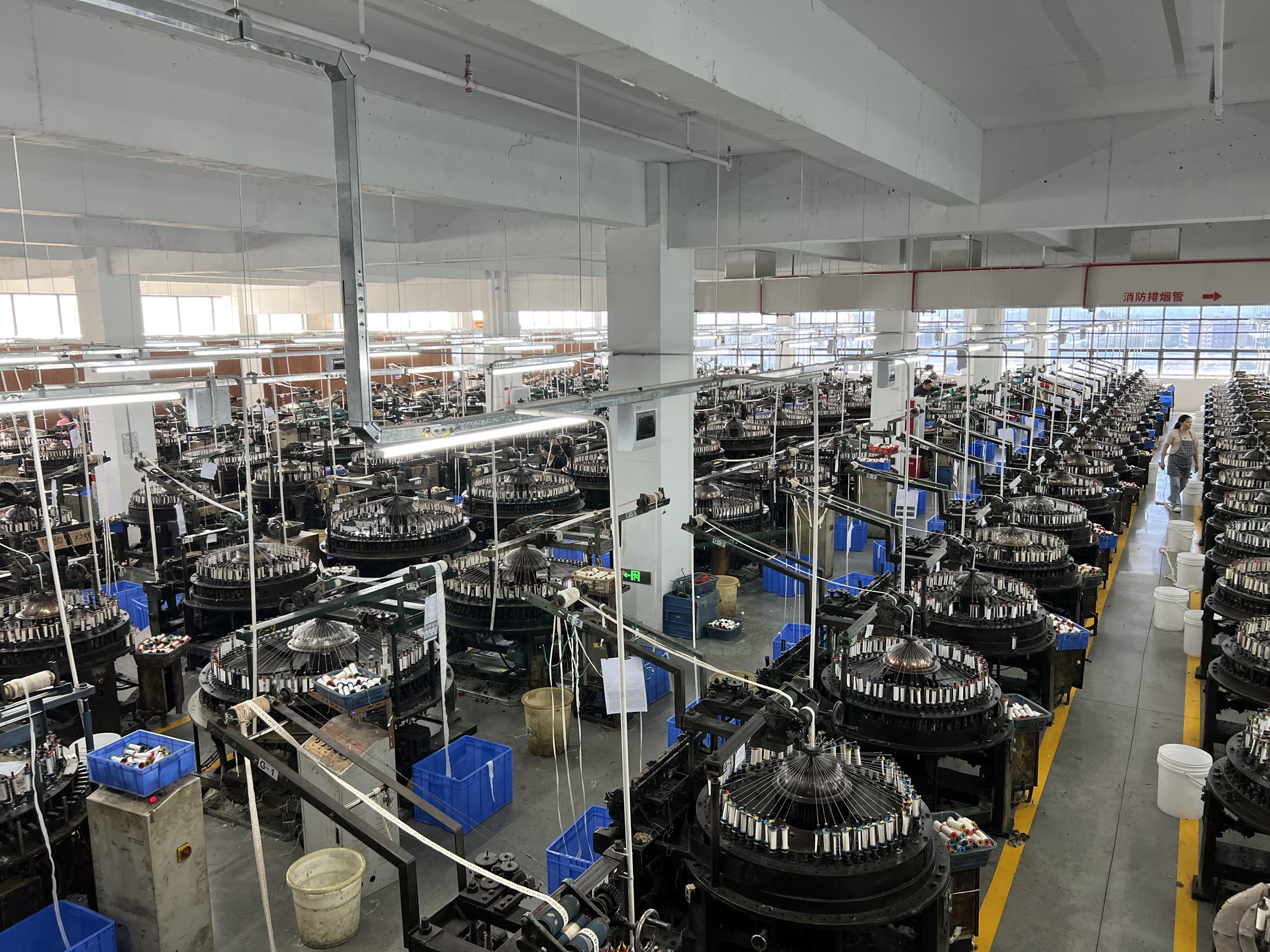 ANNA lace production floor